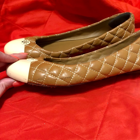 Tory Burch Kaitlin Quilted Leather Ballet Flats - Picture 5 of 6